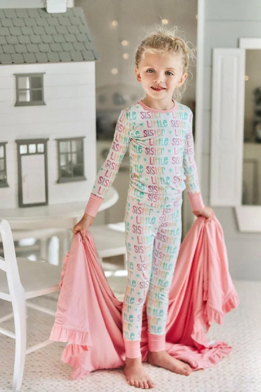 2-Piece Bamboo PJs for Little Sisters Best-value pajama sets