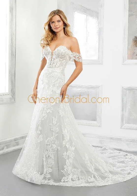 Morilee - 2307 - 2307W - Blossom - Cheron's Bridal, Wedding Gown Luxury Lace Gown