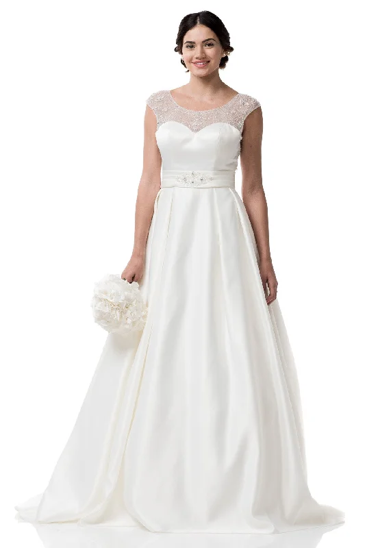 WJW2065 A-line Wedding Gown