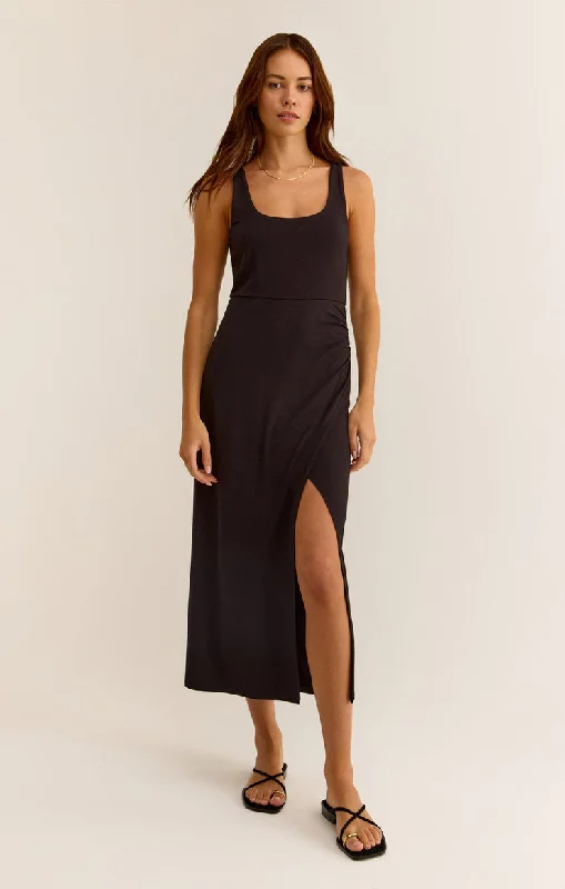 Z Supply Melbourne Midi Dress Denim midi dresses