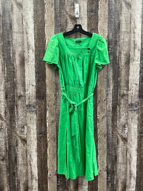 Green Dress Casual Maxi Who What Wear, Size M Cotton maxi dresses