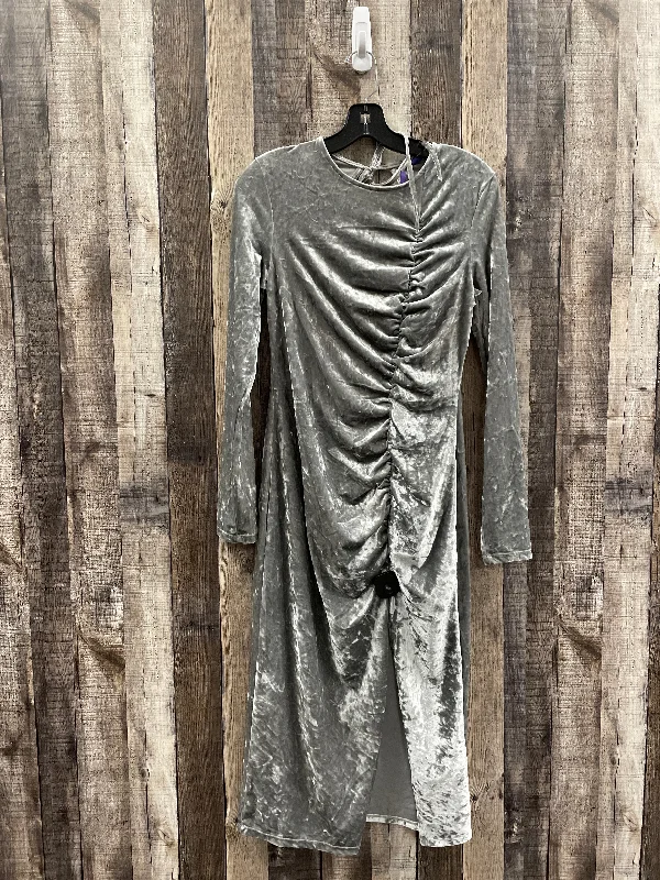 Grey Dress Casual Maxi Cme, Size M Summer maxi dresses