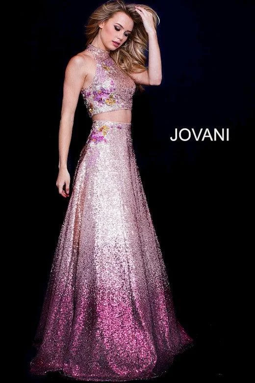 Jovani 54471 Long Ombre Two Piece Prom Dress Budget-friendly maxi dresses