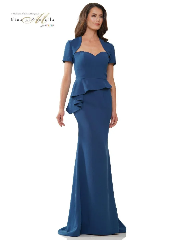 Rina di Montella RD2948 Long Formal Dress Tiered maxi dresses