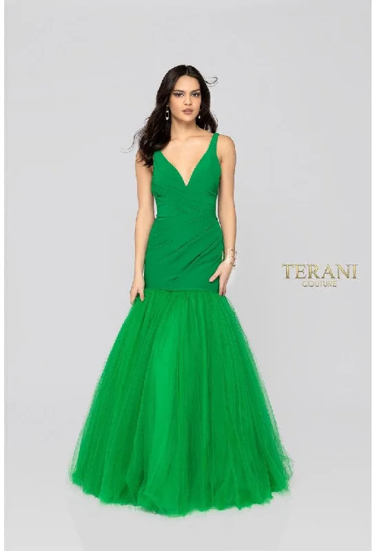 Terani Couture 1911P8349 Sleeveless Long Prom Dress Flowy maxi dresses