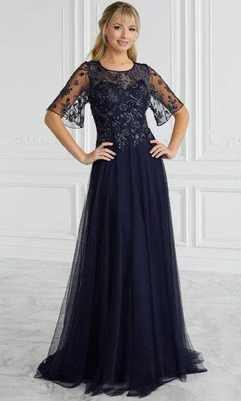 Christina Wu Elegance 17089 - Beaded Scoop A-Line Evening Gown Revolve party dresses