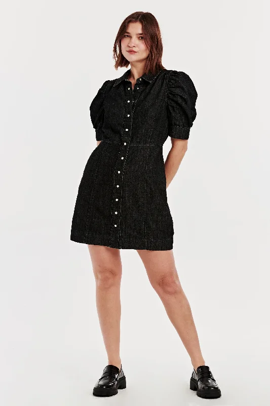 ADELINE BUTTON DOWN DRESS DARK ROADS Vintage unclassified dresses