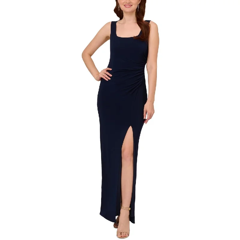 Adrianna Papell Womens Plus Jersey Embellished Evening Dress Flowy unclassified dresses