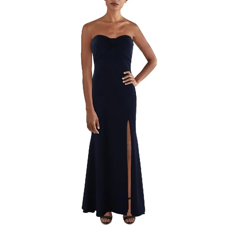 Aqua Womens Knit Strapless Evening Dress Women's unclassified dresses