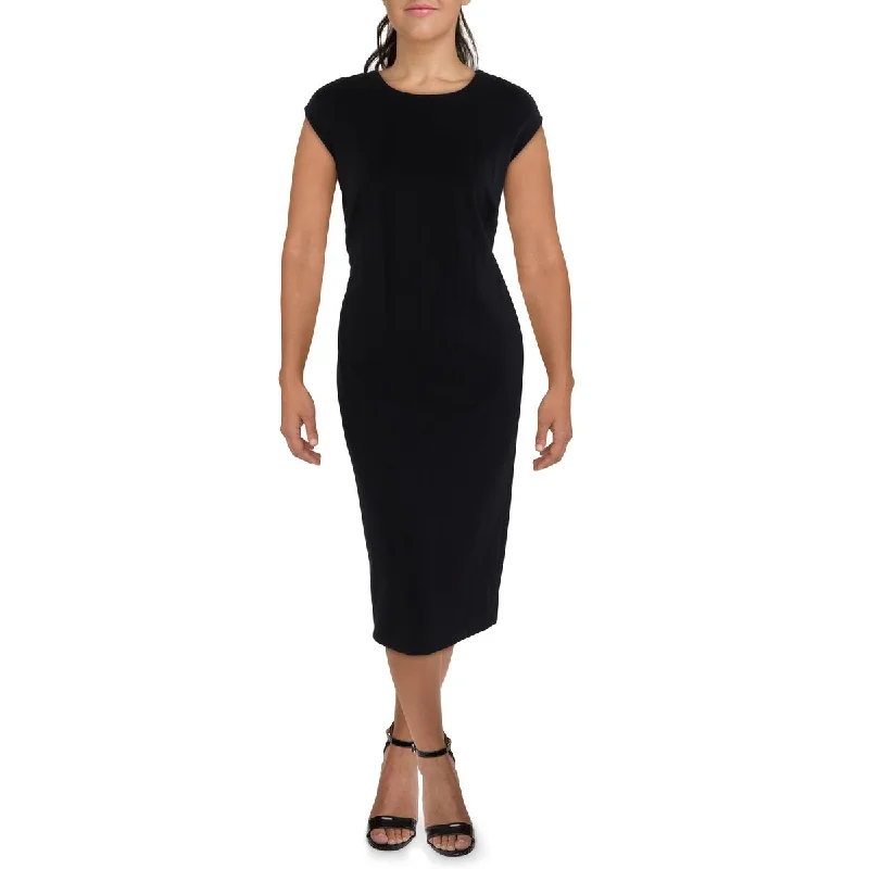 Calvin Klein Womens Plus Daytime Casual Fit & Flare Dress Casual chic unclassified dresses