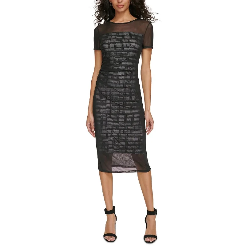 Calvin Klein Womens Sheer  Sheath Dress Flowy unclassified dresses