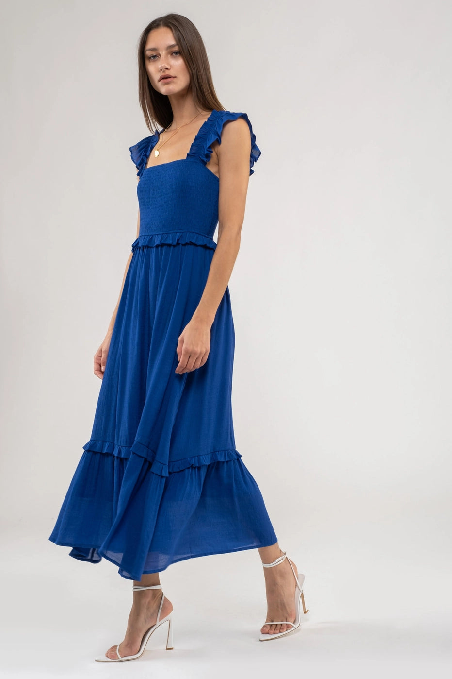 Dusty Royal Blue Beverly Dress Minimalist unclassified dresses