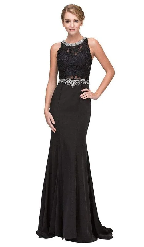 Eureka Fashion - Sleeveless Beaded Formal Dress 6300SC Petite unclassified dresses