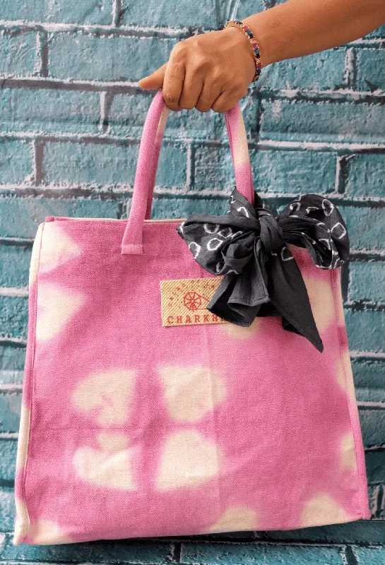 Pink Tie Dye Tote Bag Popular unclassified dresses