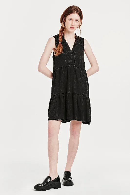 HELENA SLEEVELESS DRESS BLACK MINERAL Unique unclassified dresses