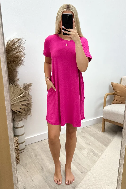 "It's Too Easy" Dress (Ultra Fuchsia) Elegant unclassified dresses