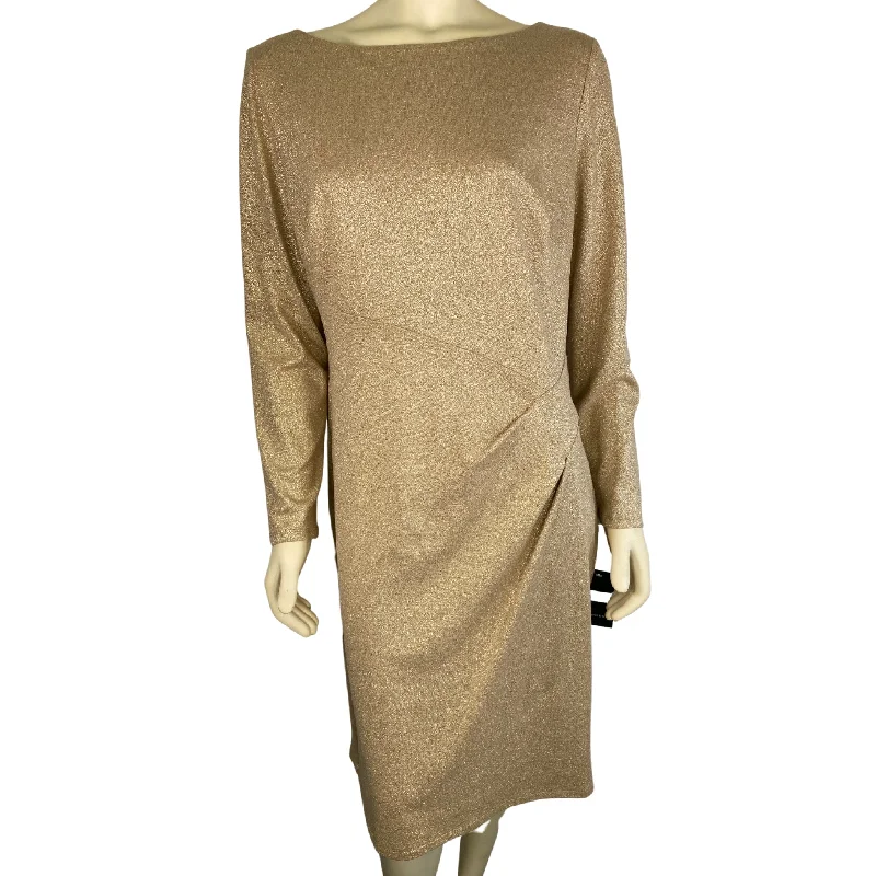 Lauren by Ralph Lauren Gold Dress Stylish unclassified dresses