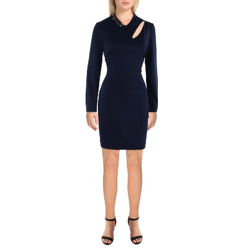 Lauren Ralph Lauren Womens Knit Cut-Out Sheath Dress Affordable unclassified dresses