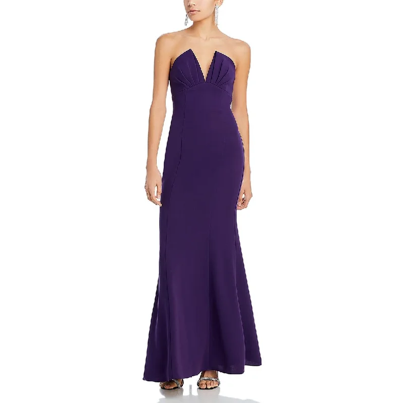 Liv Foster Womens Pleated Strapless Evening Dress Best-selling unclassified dresses