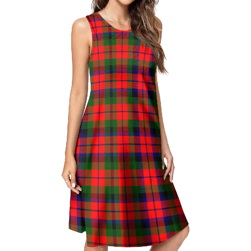 MacNaughton Modern Tartan Womens Casual Dresses Earthy tone unclassified dresses