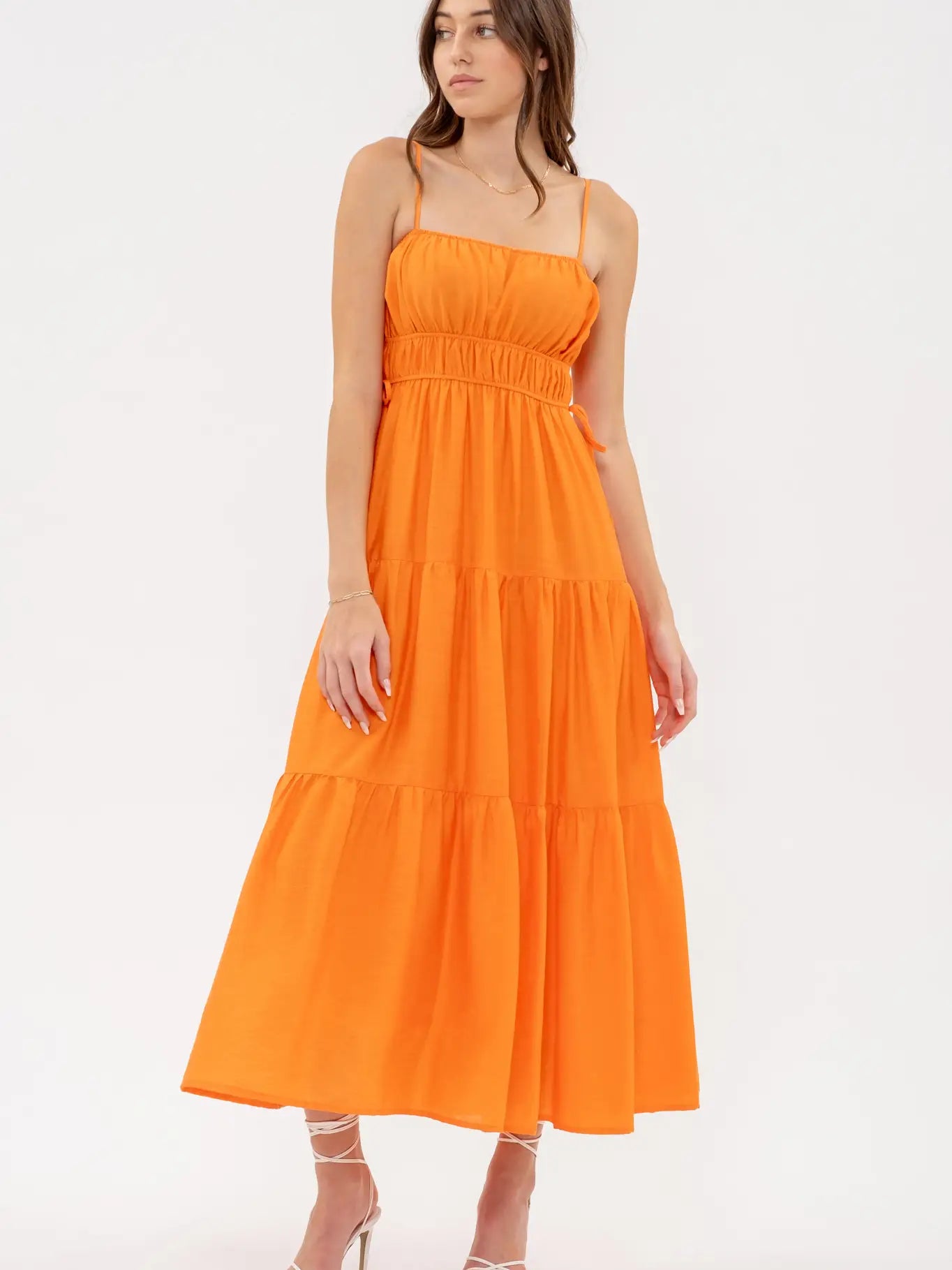 Orange Tea Time Dress Everyday wear unclassified dresses