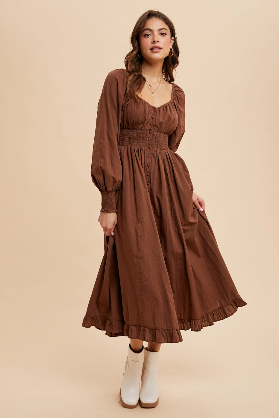 Patricia Mocha Dress Designer unclassified dresses