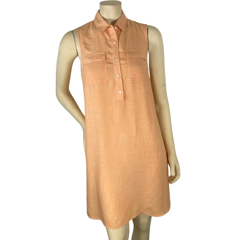 J McLaughlin Peach Linen Dress Vintage unclassified dresses