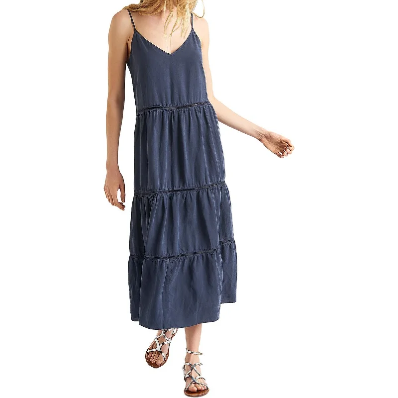 Splendid Womens Tiered Adjustable Spaghetti Straps Sundress Casual unclassified dresses