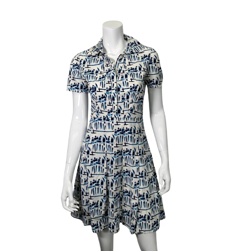 Tory Burch White and Blue Dress Summer unclassified dresses