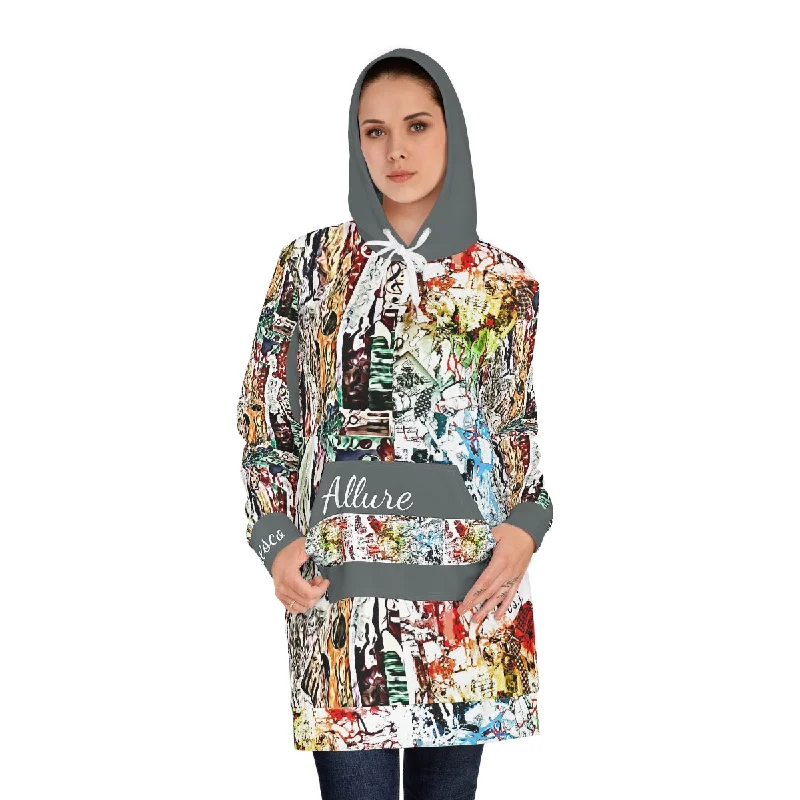 Women's Hoodie Dress (AOP) ALLURE ALFRESCO Designer unclassified dresses