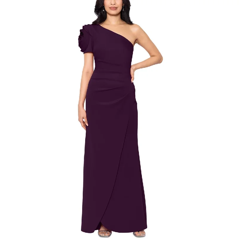 Xscape Womens One Shoulder Formal Evening Dress Long sleeve unclassified dresses