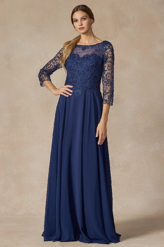 Enchanting Evenings: Embroidered Lace and Chiffon Formal Dress for Unforgettable Occasions Lace Dress Lookbook