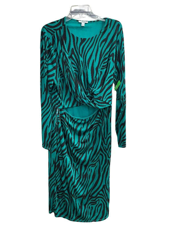 Dress Casual Maxi By Bar Iii In Green, Size: 2x High-Low Maxi Skirt