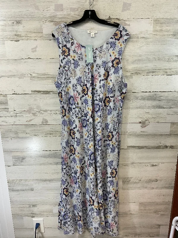 Dress Casual Maxi By Coldwater Creek In Blue, Size: 3x Stretch Maxi Skirt