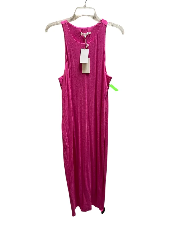 Dress Casual Maxi By Good American In Pink, Size: 2x Soft Flow Maxi