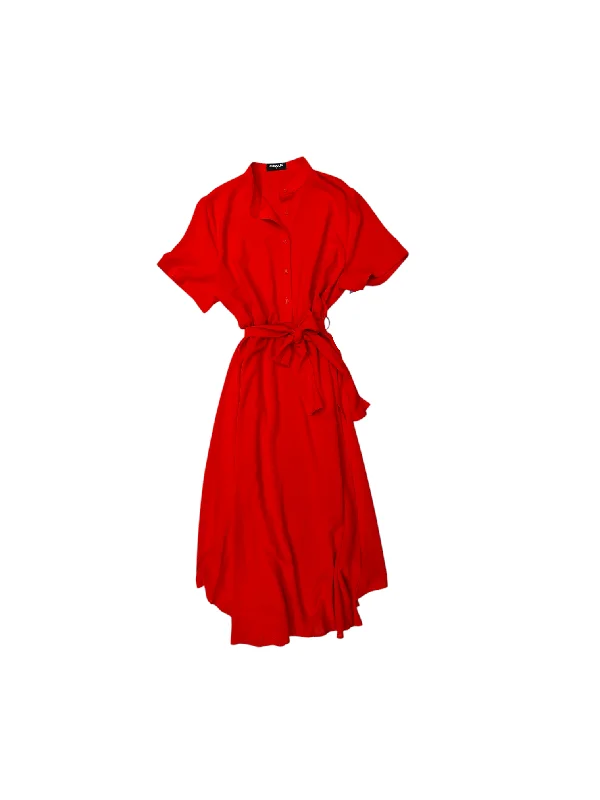 Dress Casual Maxi By REBDOLLS In Red, Size: 1x Cotton Maxi Skirt