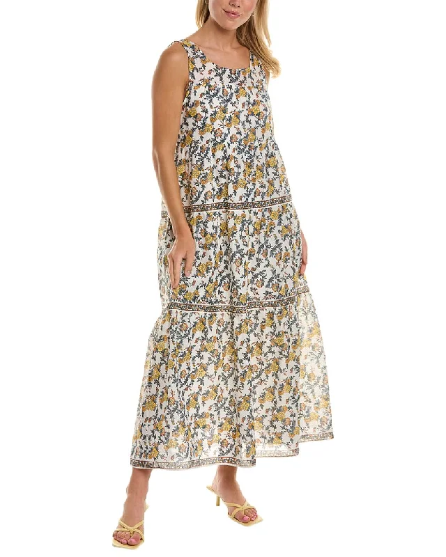 Max Studio Tiered Maxi Dress Maxi Skirt Casual