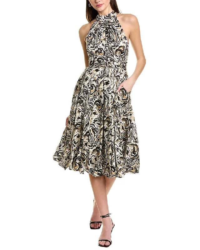 Diane von Furstenberg Nicola Midi Dress Casual A-line Skirt