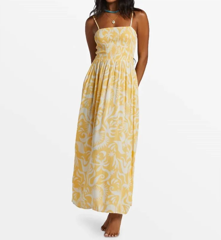 Sunspell Midi Dress In Brighter Days Winter Midi Skirt