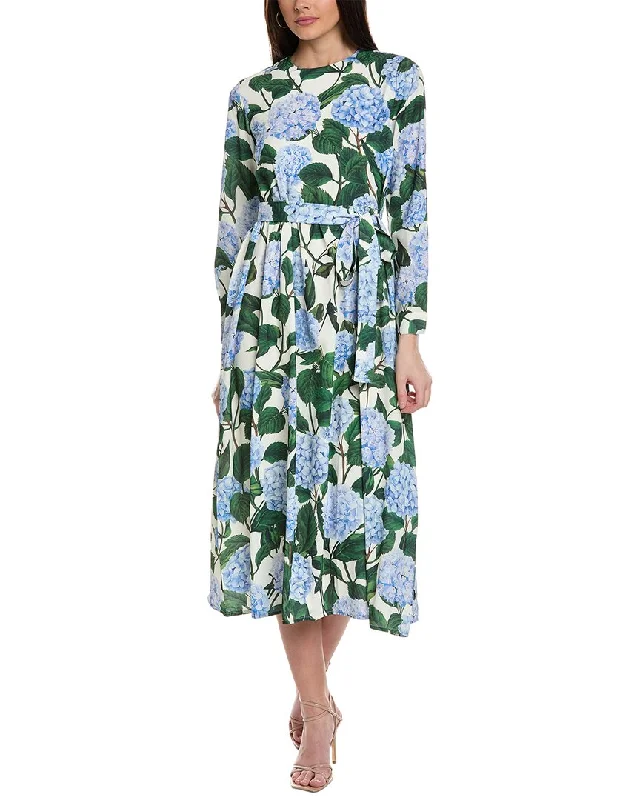 YAL New York Printed Midi Dress Bright Midi Skirt